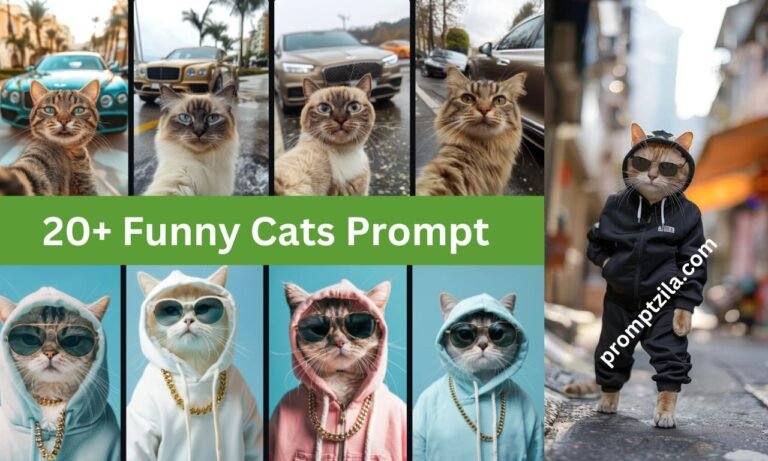 Funny Cats Midjourney Prompt