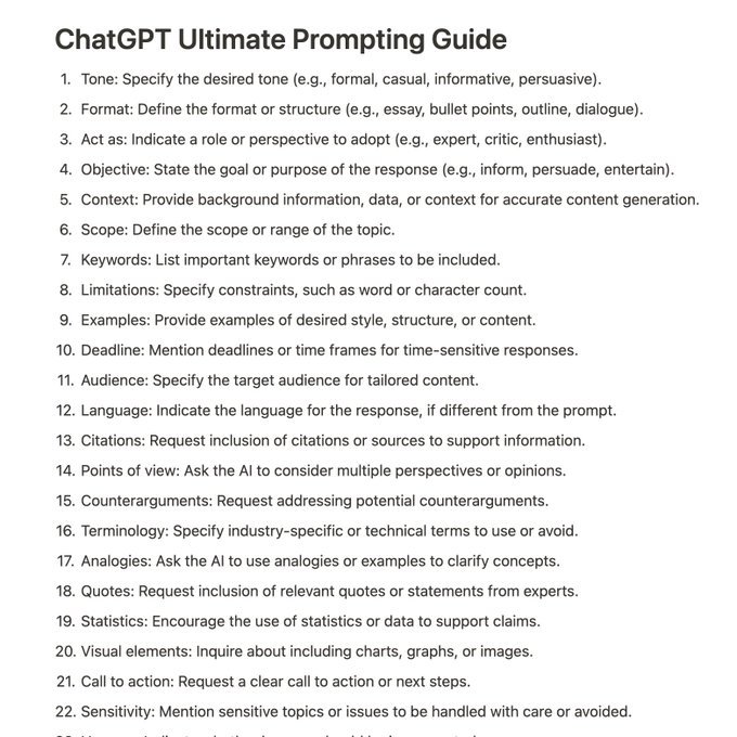 how get best chatgpt prompts